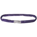 Us Cargo Control Endless Polyester Round Lifting Sling - 4' (Purple) PRS1-4